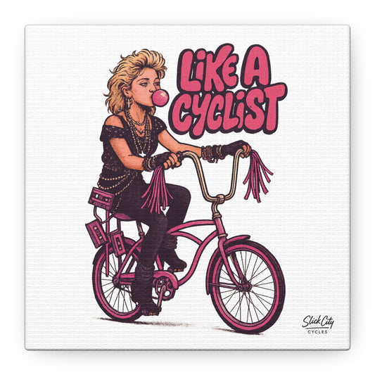 The Material Cyclist – Retro Banana Bike Wall Print | 80s Pop Diva-Inspired Street Art