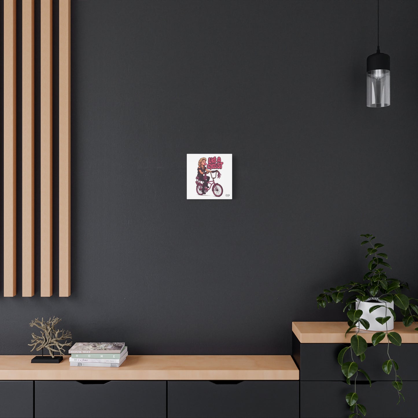 The Material Cyclist – Retro Banana Bike Wall Print | 80s Pop Diva-Inspired Street Art